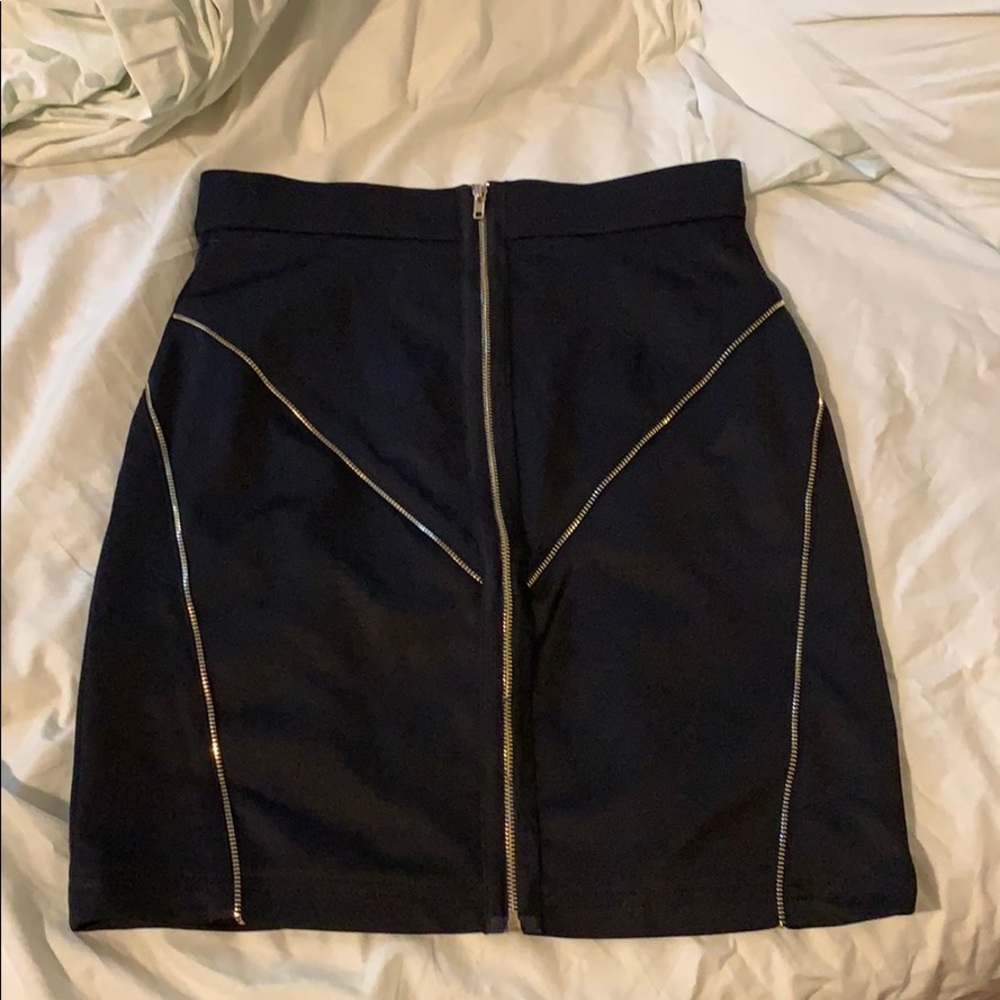 Sweet Rain black zipper skirt